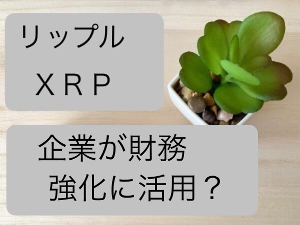 XRPが企業の財務戦略に活用される事例